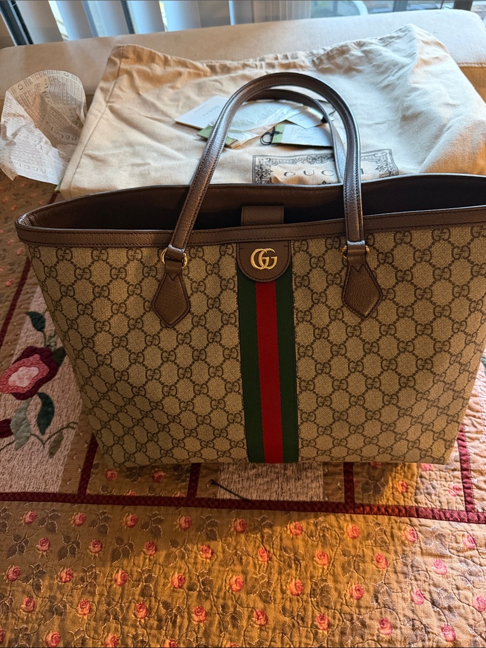 Gucci Ophidia large tote bag